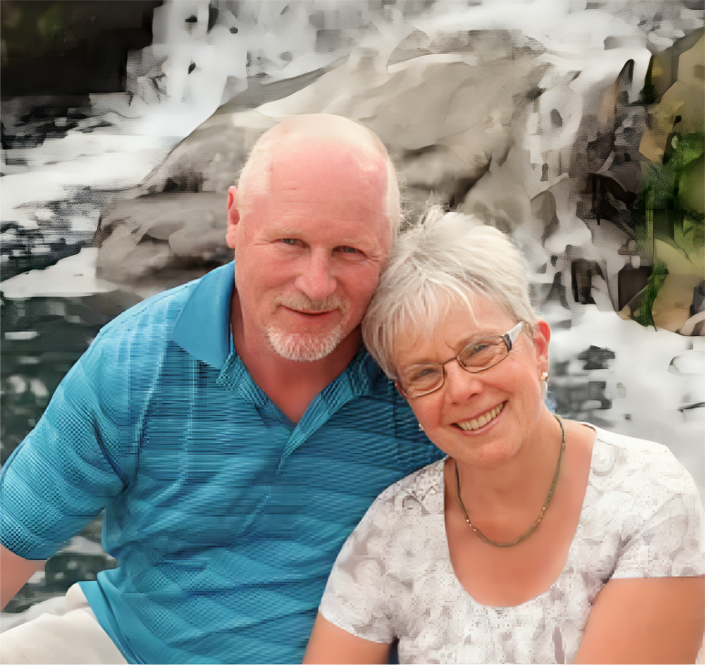 Tom with wife Barb