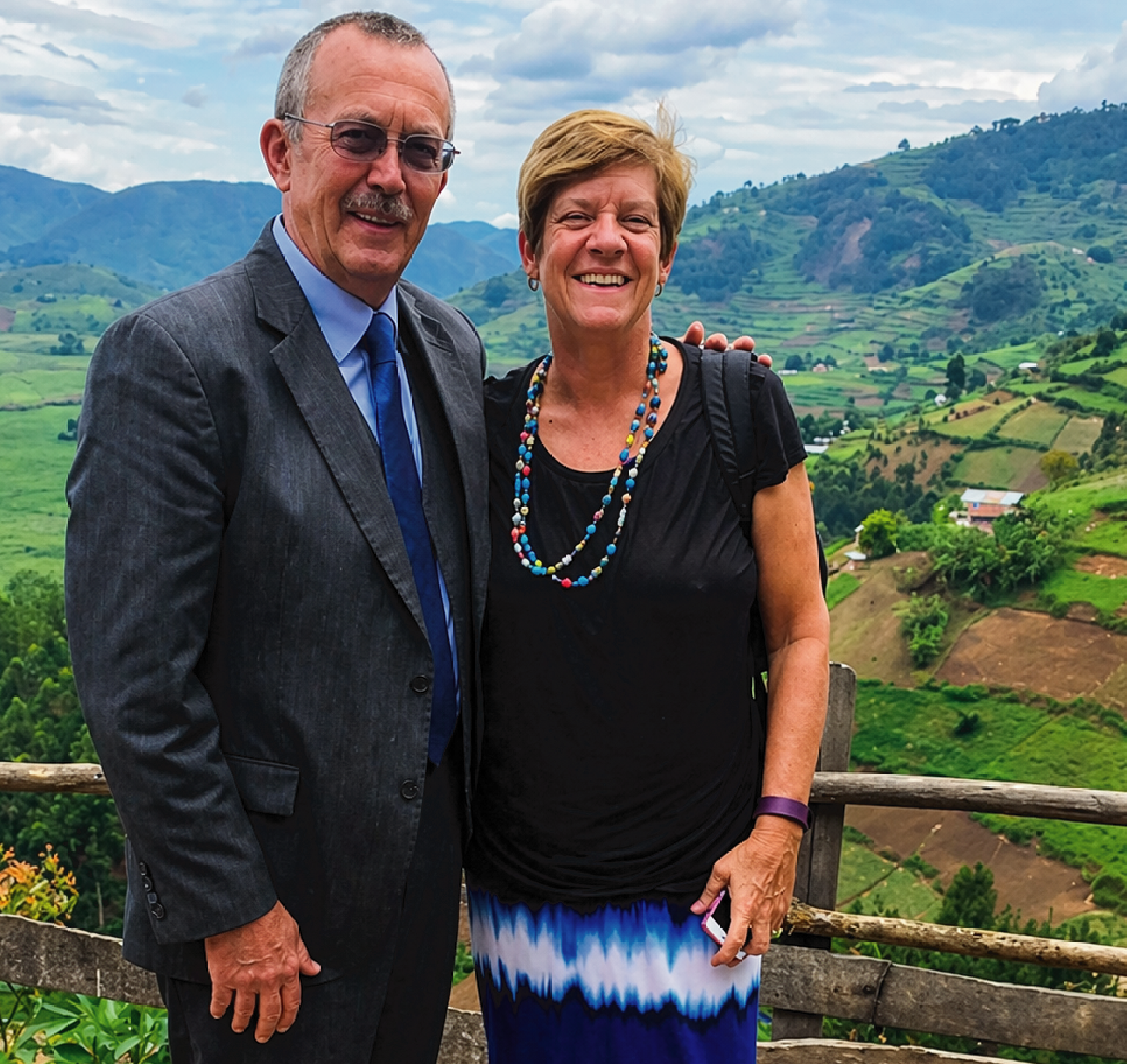 Elaine with husband Bruce